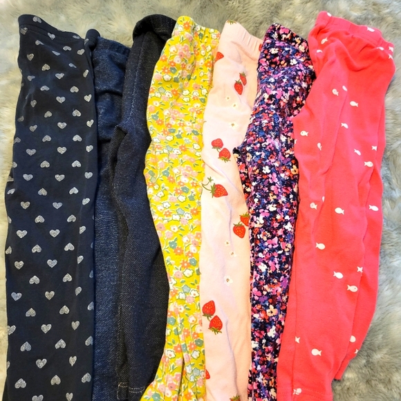 Set of 7 2T leggings - Picture 1 of 15